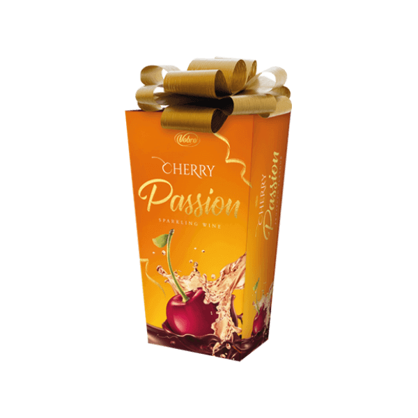 Opakowanie Cherry Passion Sparkling Wine Prezent 210 g