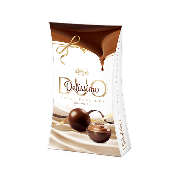 Opakowanie Delissimo Duo Brownie 105 g