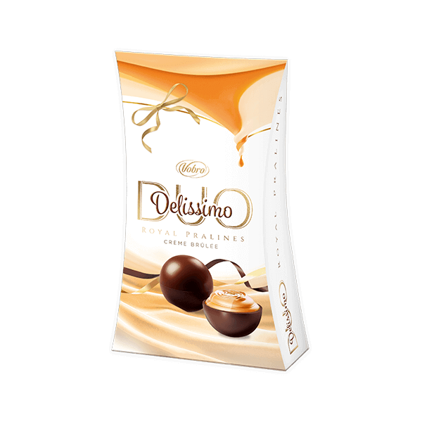 Opakowanie Delissimo Duo Crème Brûlée 105 g