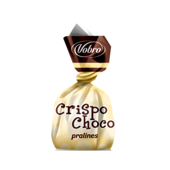 Crispo Choco praline in a wrapper