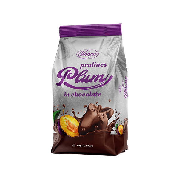 Pralines Plum in chocolate 1 kg