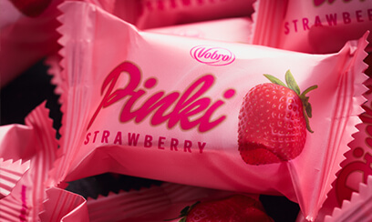 Cukierki Pinki Strawberry