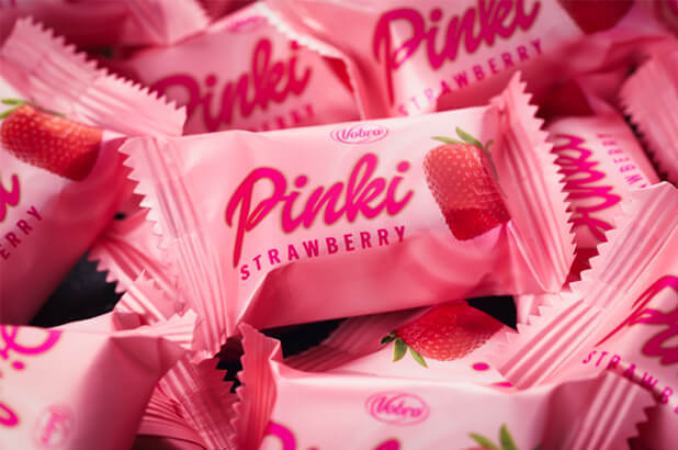 Cukierki Pinki Strawberry