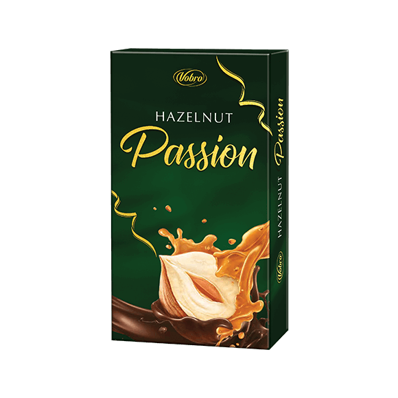 Green Hazelnut Passion box of chocolates from Vobro, 98 g