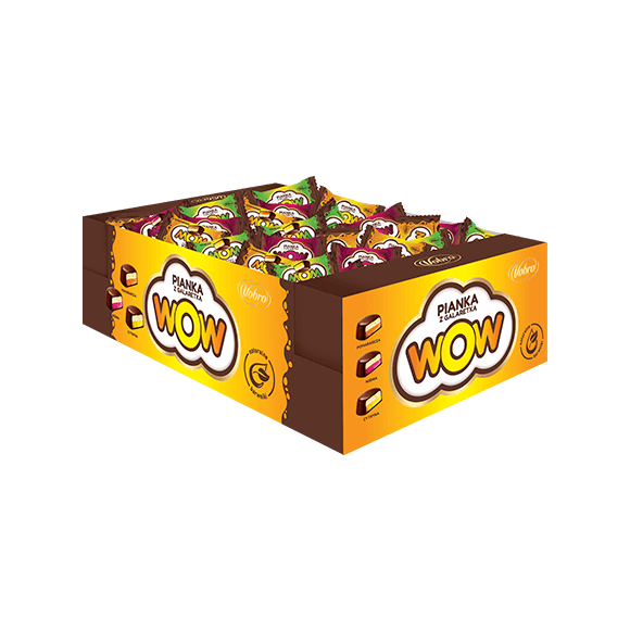 Vobro WOW marshmallows with jelly in a 2.5 kg carton